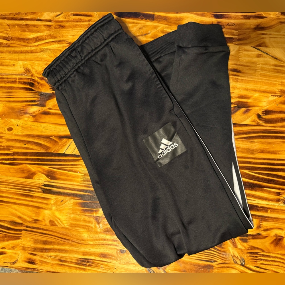 adidas Black Joggers with Logo